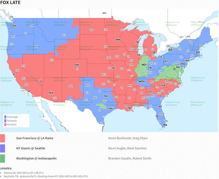 Fox Late Slate Week 8